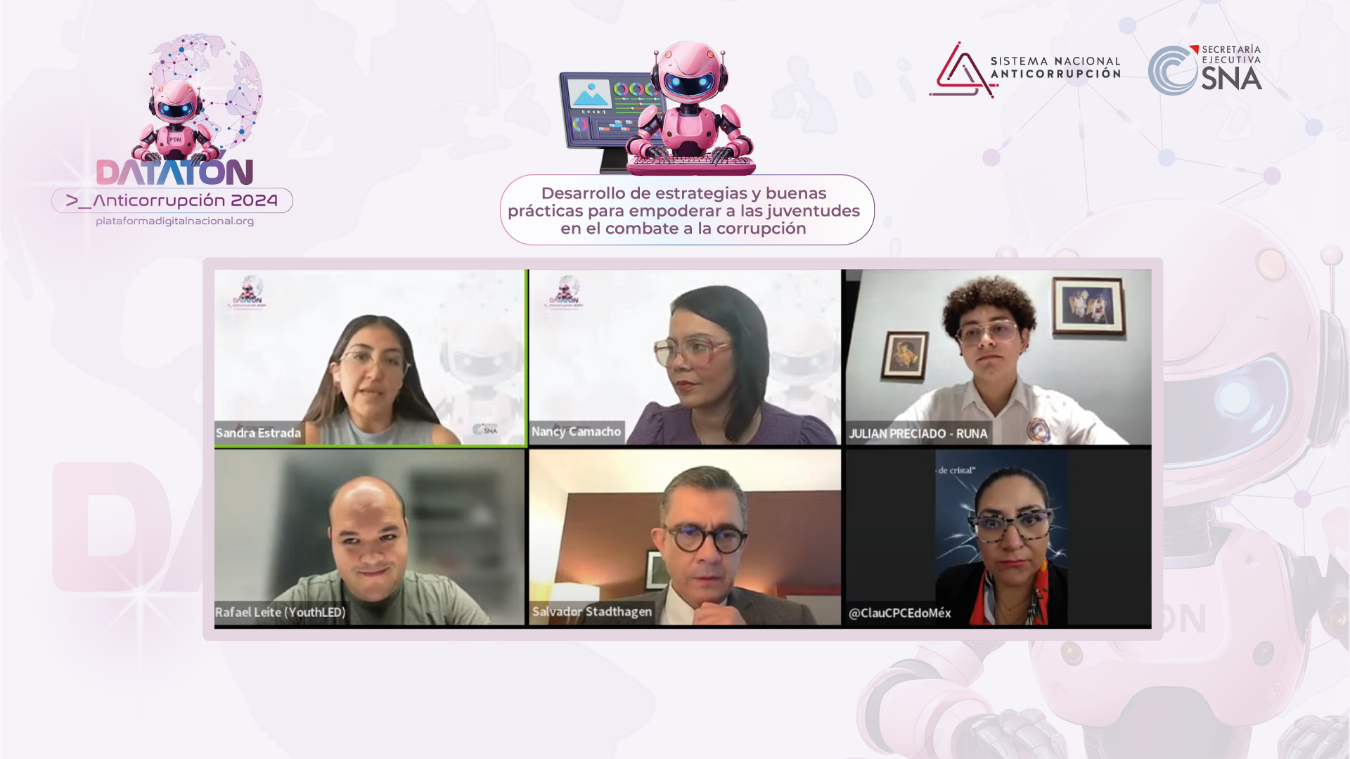 Panel "Desarrollo de estrategias y buenas prácticas para empoderar a las juventudes en el combate a la corrupción" - Noviembre 2024